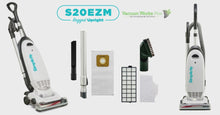 Load and play video in Gallery viewer, Simplicity, Clean Air, Bagged Upright Vacuum, S20EZM