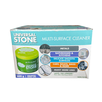 Universal Stone - The All-Purpose Stone That Foams, Cleans, Polishes and  Protects. Sponge Included. Eco Friendly and Biodegradable (650g)