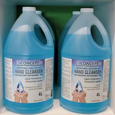 Concept, Hand Cleanser, Liquid Sanitizer, 4L (CON-8164L) Refill
